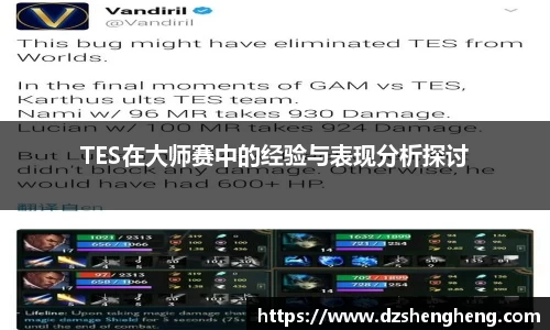 TES在大师赛中的经验与表现分析探讨